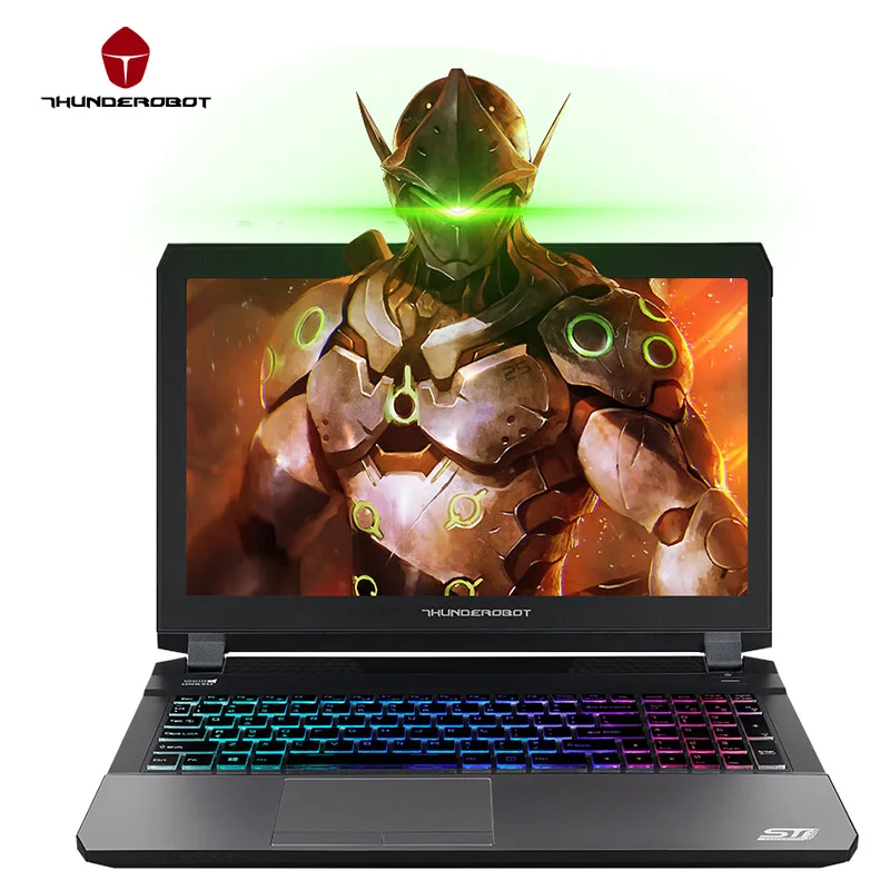 ThundeRobot ST Pro Игровый Ноутбук Портативный Компьютер15.6 дюймов IPS FHD 1920*1080 GTX1060 7700HQ Intel