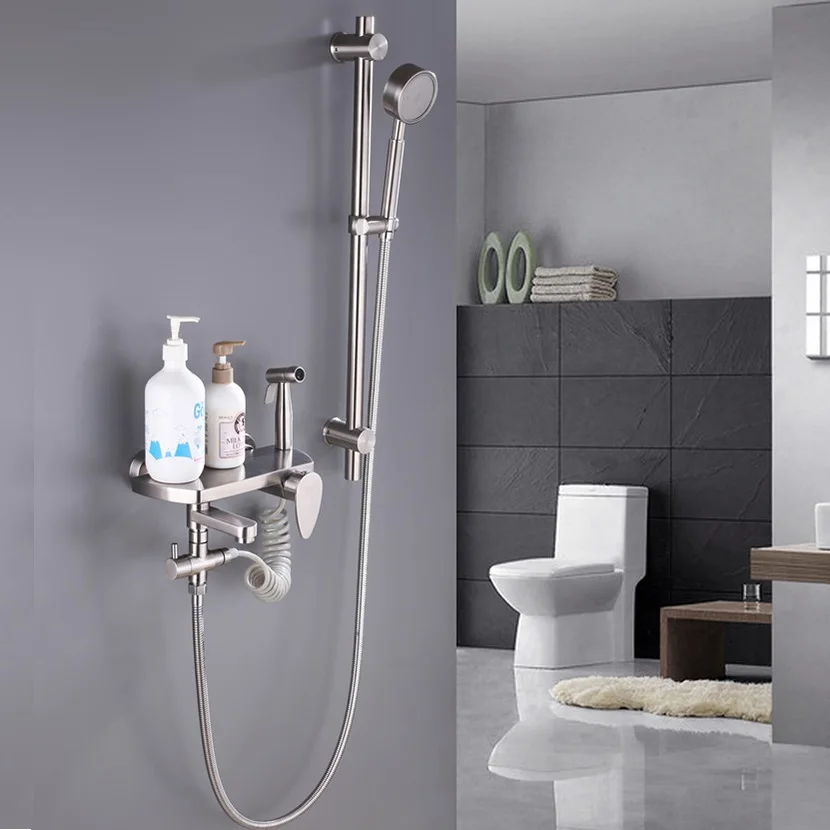 MTTUZK высококачественный матовый смеситель для душа 04 из нержавеющей стали