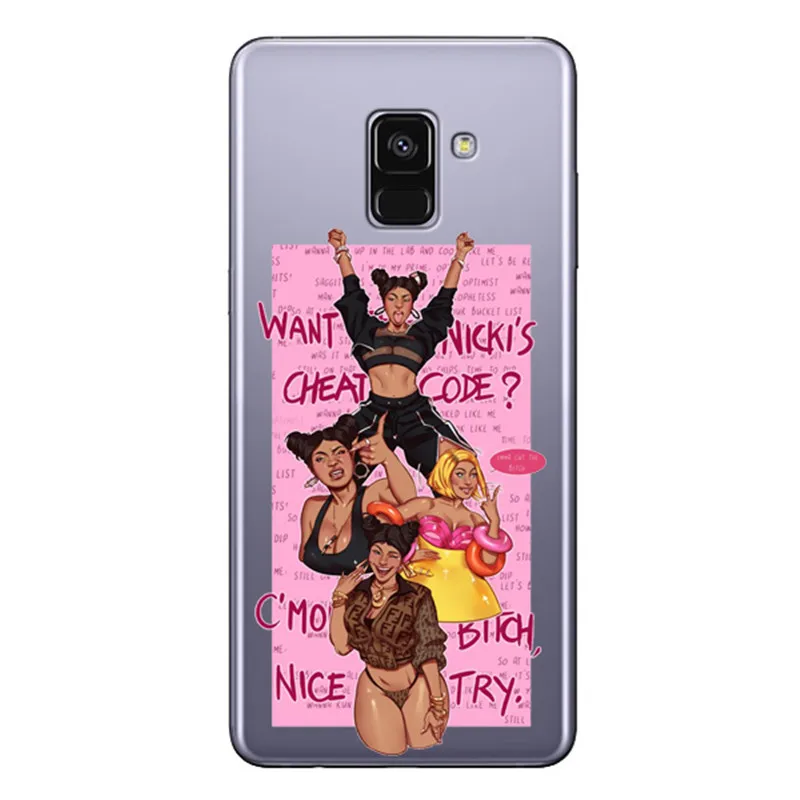 Nicki Minaj минха раинья римские Zolanski Macio ТПУ силиконовый чехол Капа para samsung A3 A5 A6 A8 A7 J3 J5 J7 Coque основа Casos - Цвет: TPU