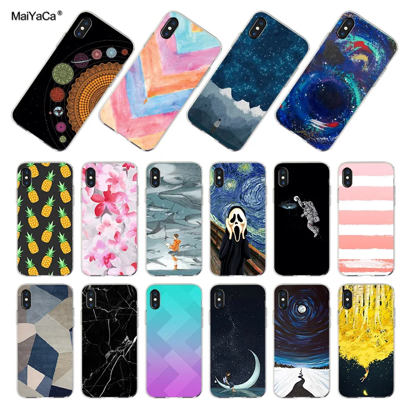Мягкий чехол для телефона MaiYaCa Amazing Space Stars Fantasy аксессуары iPhone xs max xr 5s 6s 7 8plus 11pro