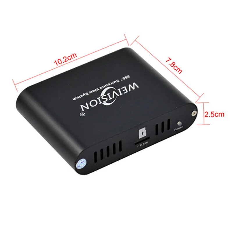 WEIVISION 360 Автомобильный видеорегистратор с видом птичьего полета запись панорама