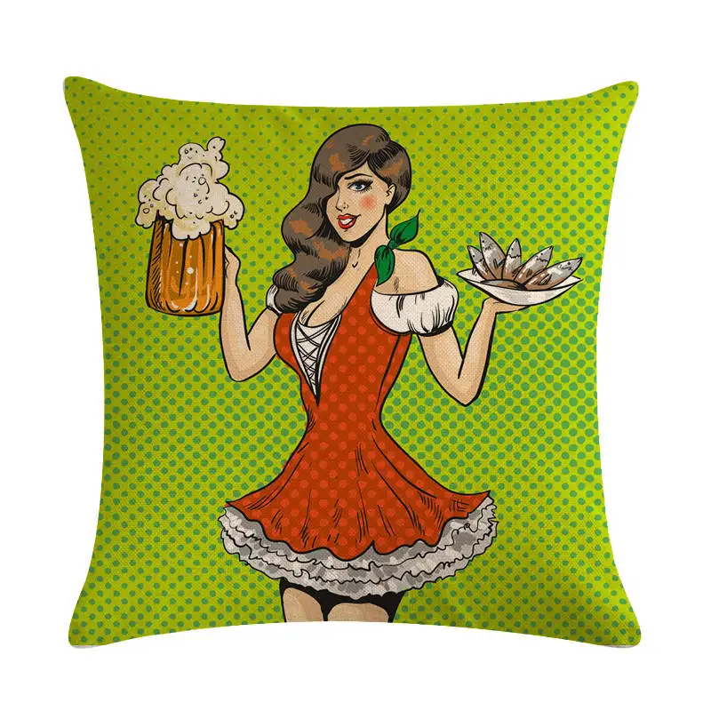 Новинка наволочка для подушки домашний и автомобильный декор людей декоративный