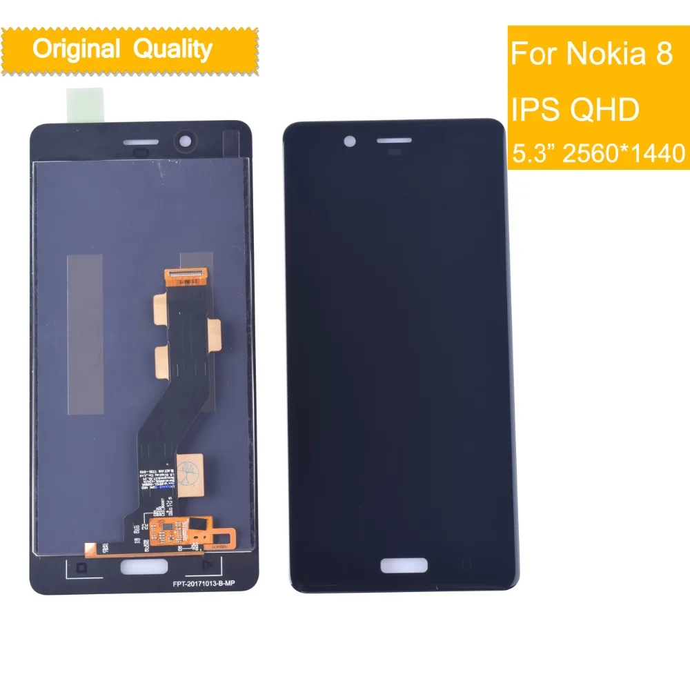Оригинальный ЖК-дисплей 5 3 &quot1440x2560 для NOKIA 8 кодирующий преобразователь