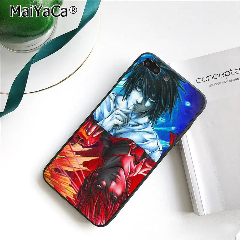 MaiYaCa чехол Ryuk смерть Кира Coque чехол для телефона для iphone 11 Pro 11Pro Max X XS MAX 6 6s, 7, 7 plus, 8, 8 Plus, 5 5S SE XR - Цвет: A4