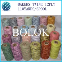 100 cotton baker twine 110yardspool50pcslot divine twine rope 55 kinds color wholesale