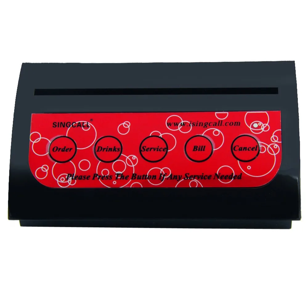 Беспроводная система звонков SINGCALL многофункциональные клавиши с 5 опциями и
