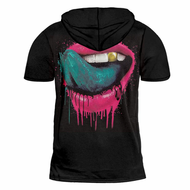 OGKB летние топы хип хоп с коротким рукавом Толстовка Спортивные костюмы для