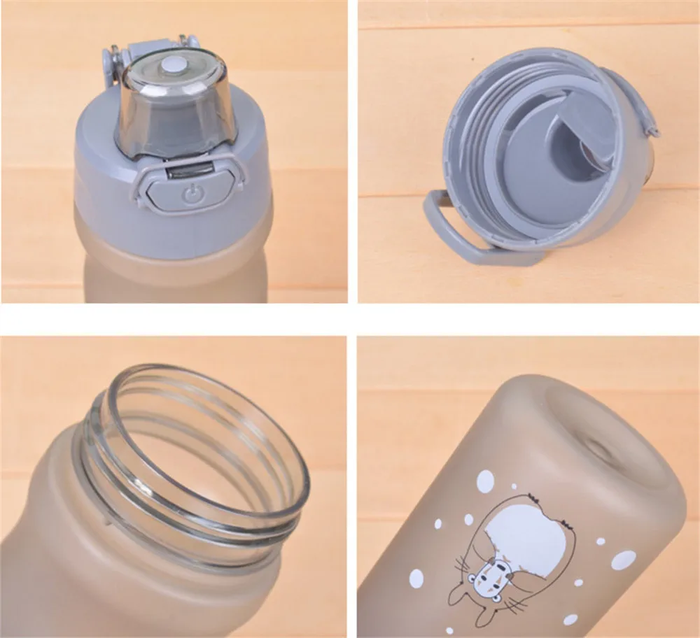 500 мл/600 мл Кот Пластик спортивные бутылки с водой пространство молодых