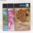 2D дизайн новый крутой мультфильм паспорта держатели для мальчика, Мужчины Путешествия Обложка для паспорта, ПВХ кожа-карта мира