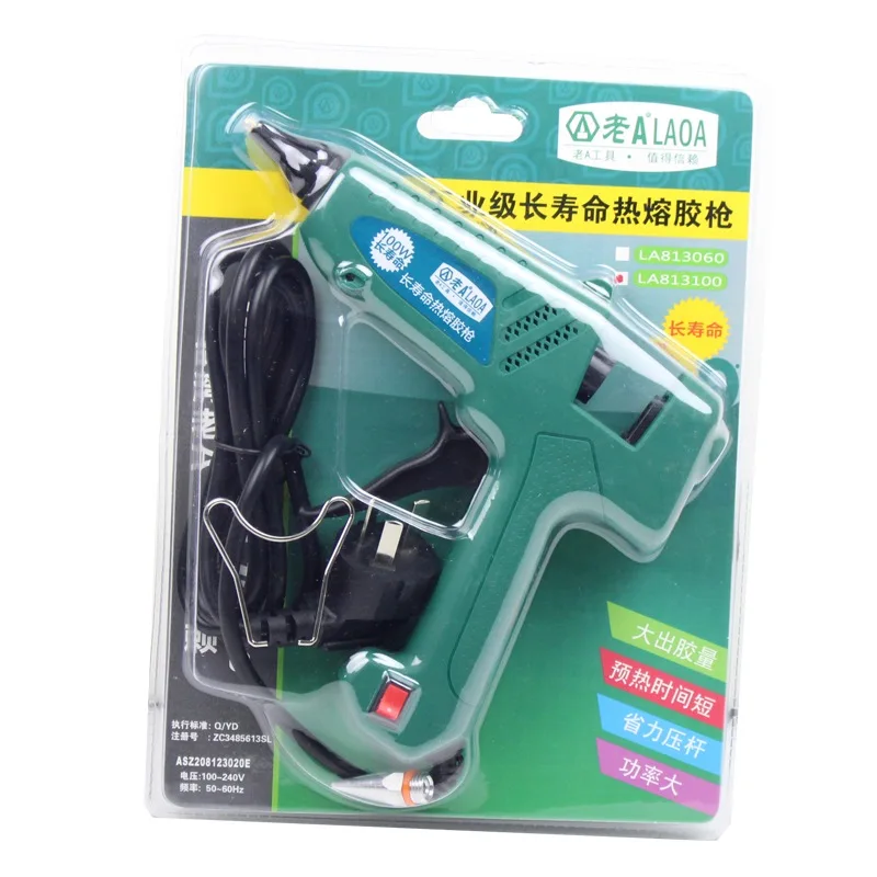 Клеевой пистолет LAOA Электрический ремонтный Инструмент 25 Вт/100 Вт с бесплатными