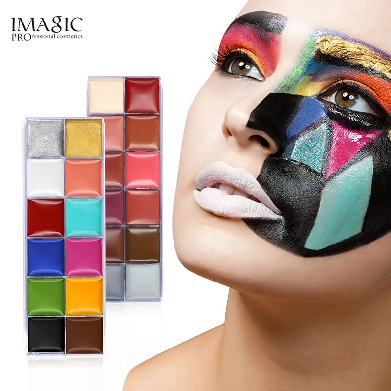 IMAGIC 12 цветов флэш тату краска для лица тела масляная искусство рисования на