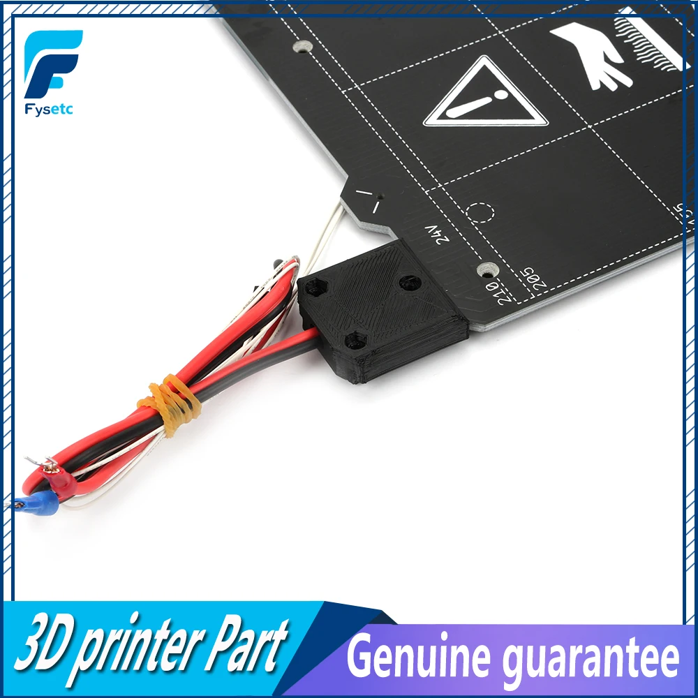 

Clone Prusa i3 MK3 3D Printer Y carriage Magnetic Heated Bed 24V MK52 Wiring Thermistor Kit With Magnet For Prusa i3 MK3 MK3S