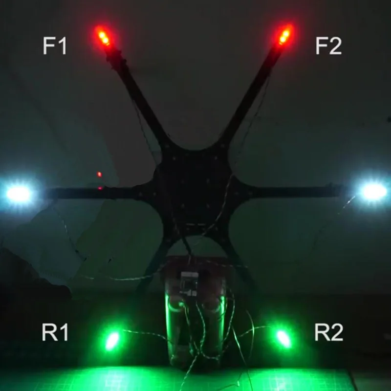 Мигающий RGB светодиодный ночник мощный BB Buzzer Kit для радиоуправляемого FPV