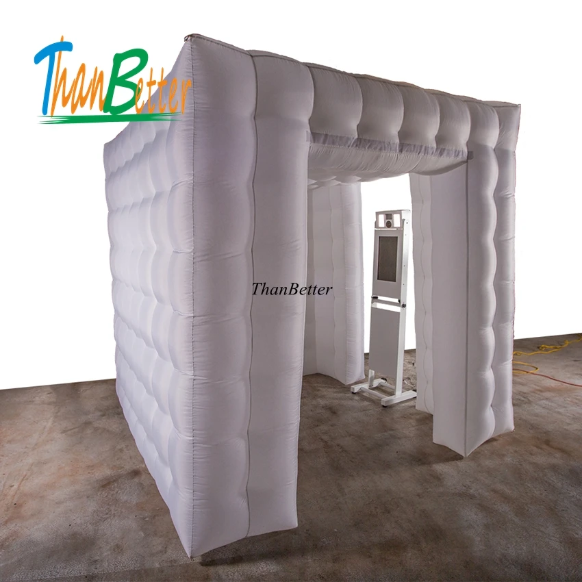 ThanBetter 2 двери надувные photo booth Светодиодный Надувные корпус фотобудки