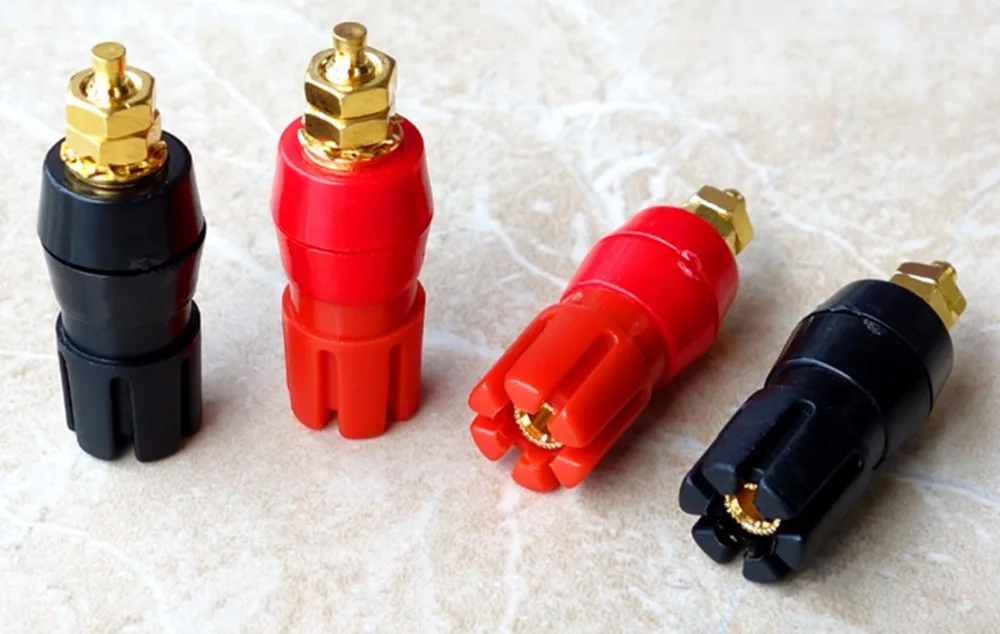 

Special offer 4pcs high quality amplifier RCA terminals