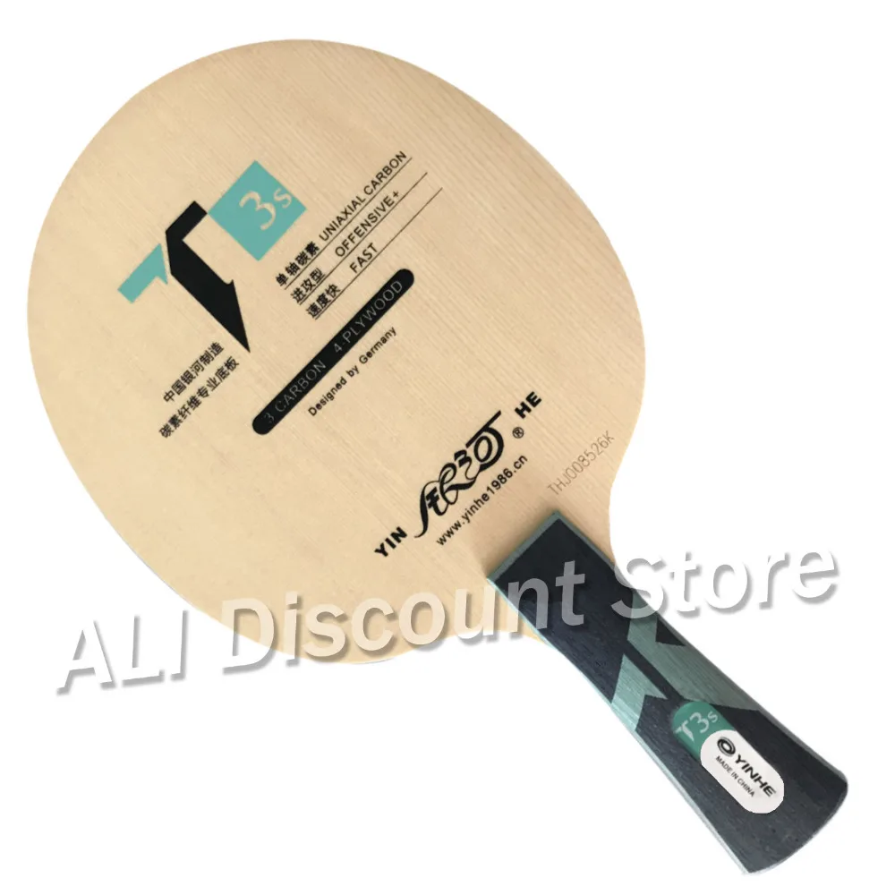 

Galaxy Milky Way Yinhe T-3s T 3s T3s 4 Wood + 3 Carbon Table Tennis Blade for PingPong Racket