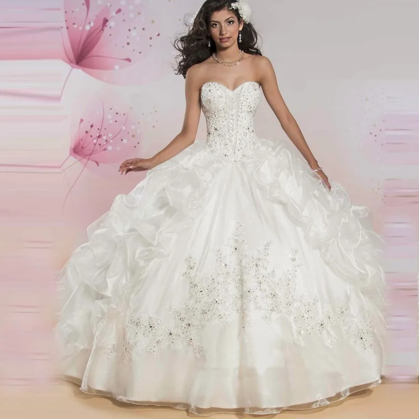 Белое Пышное Платье с курткой, 2 предмета, украшенное бисером, Vestido De 15 лет, милое платье 16 лет