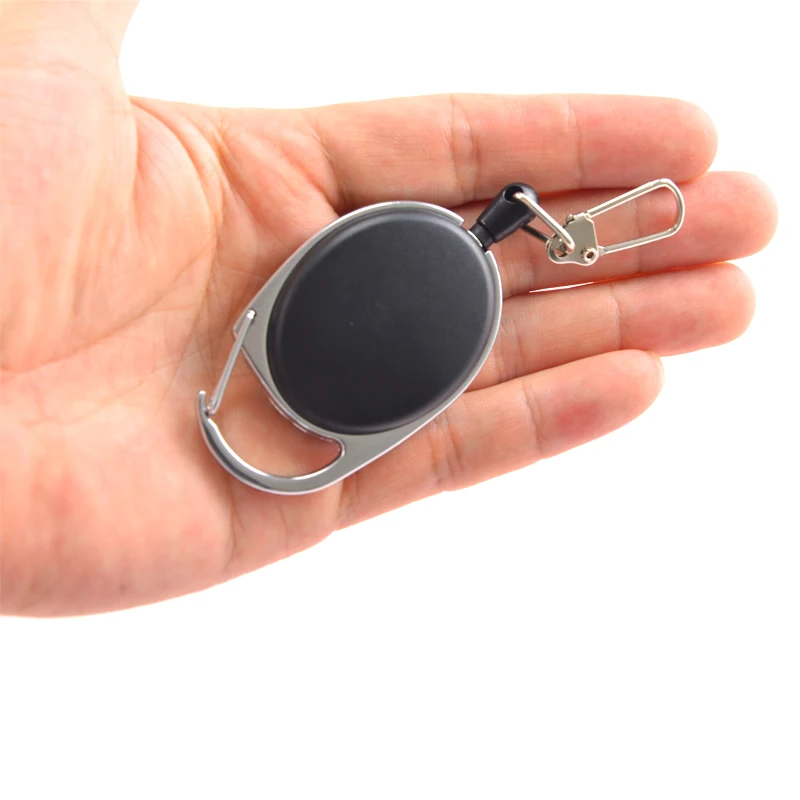 2pcs Outdoor EDC Telescopic Spring Type Key Ring for Keys | Спорт и развлечения