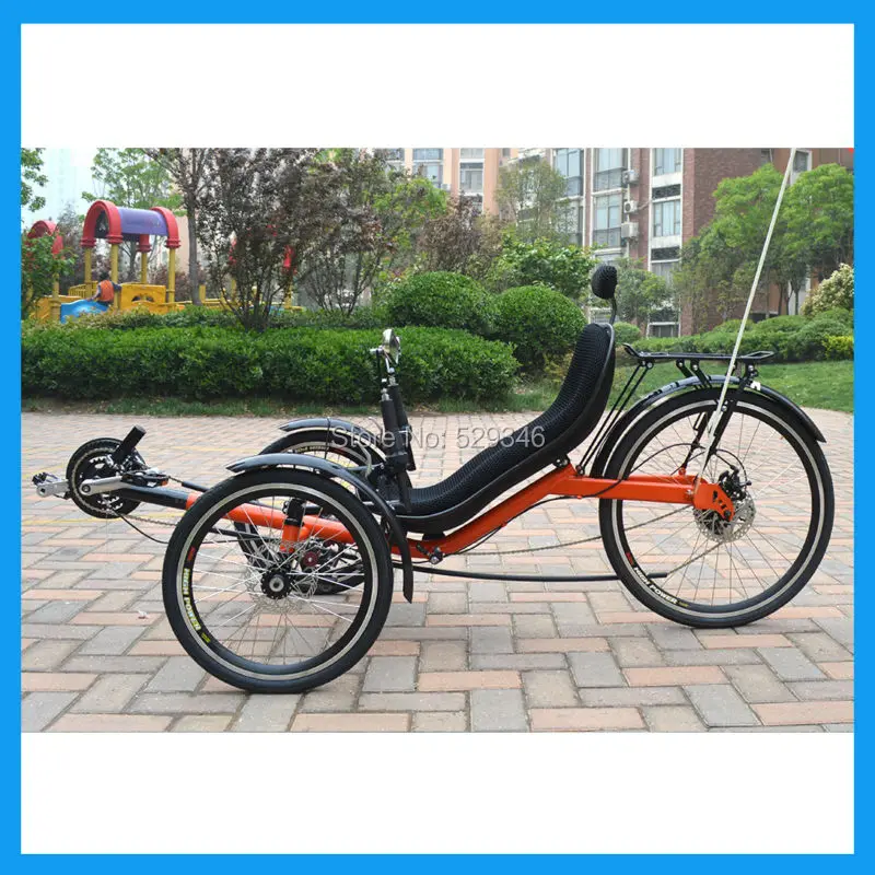 3 колеса лежачие трицикл с стекловолокна место | Спорт и развлечения