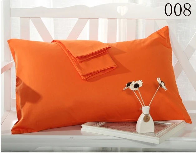 100% чистый хлопок наволочка с со скрытой застежкой-молнией на подушку 48x74cm