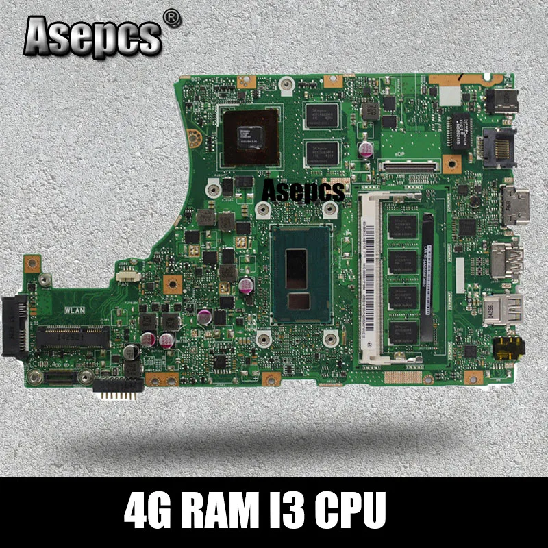 Asepcs X455LD X455LJ материнская плата для ноутбука For Asus X455LD/J X455L X455 Y483L W419L W409L F455 тест
