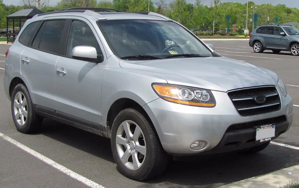 2 шт. хромированные накладки на автомобильные фары для Hyundai Santa Fe 2009 2010 2011 2012 |