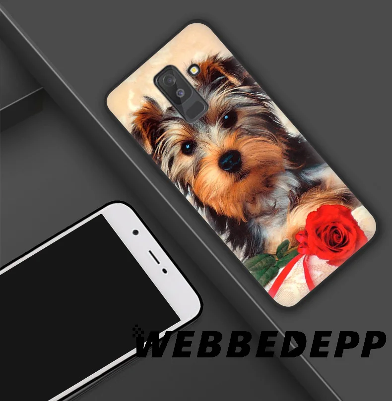 WEBBEDEPP Yorkshire terrier Dog Cute Soft TPU Silicone Case for Samsung Galaxy S10 S10e S9 S8 Plus S7 S6 Edge &amp J6 Phone |