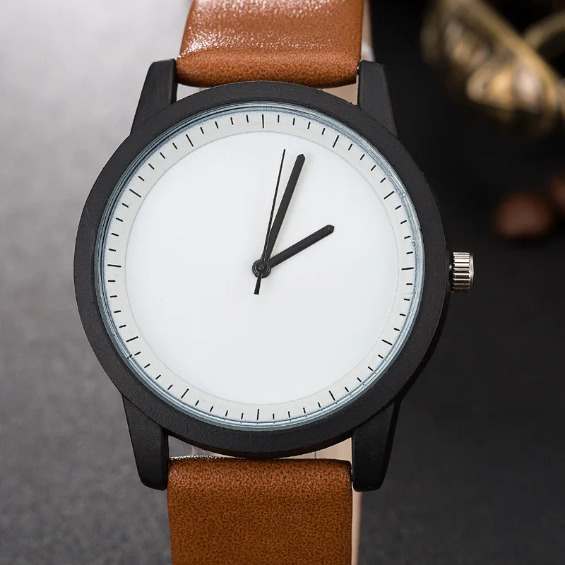 BGG брендовые студенческие нарядные часы минималистичный стиль Мужские кварцевые