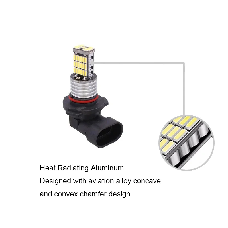 2x H8 H11 9005 9006 HB4 4014 CREE чипы светодиодный Противотуманные фары Дневные Фары