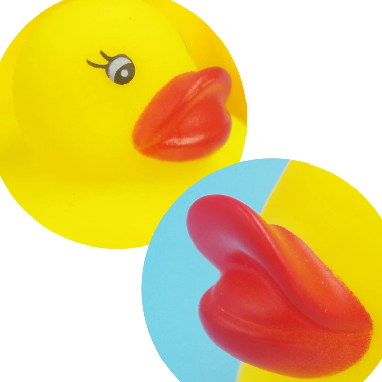 4 Pcs/set baby bath toys swim duck float squeeze sound kids wash animal educational toys for Children classic toys