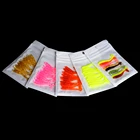 Воблер 10 шт.лот, джиггинг 45 мм 0,6 г, приманка для рыбной ловли, мягкий червь, креветка, Джеркбейт, рыба, океан, скала, приманка на окуня, мягкие приманки с запахом рыбы