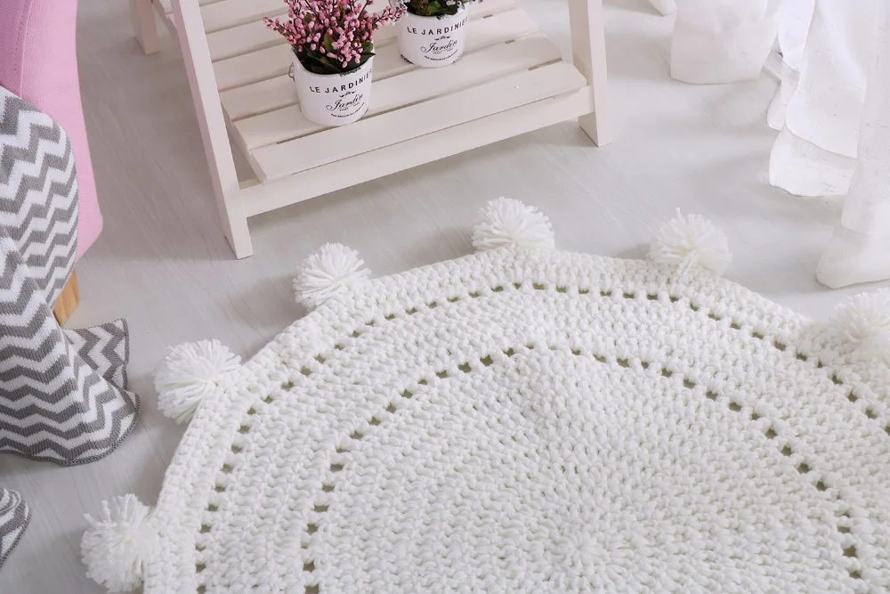 4 вида цветов в наличии чистый белый полый ручной тканый ковер Европейский