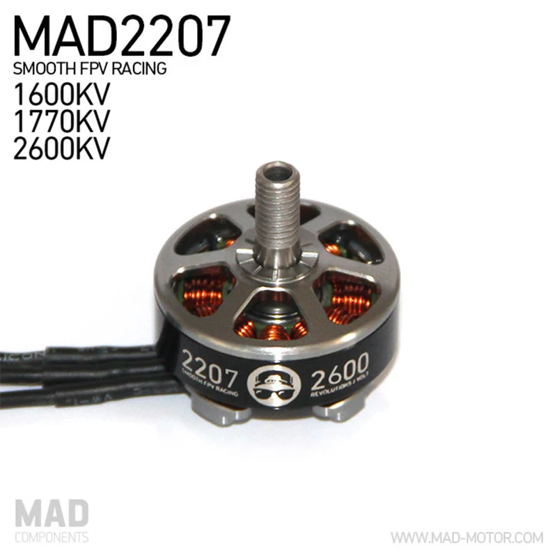 

MAD2207 Mini Drone Brushless Motor High Efficient Smooth FPV Racing 1600KV 1770KV 2600KV for QAV250 210 220 Shipping Free