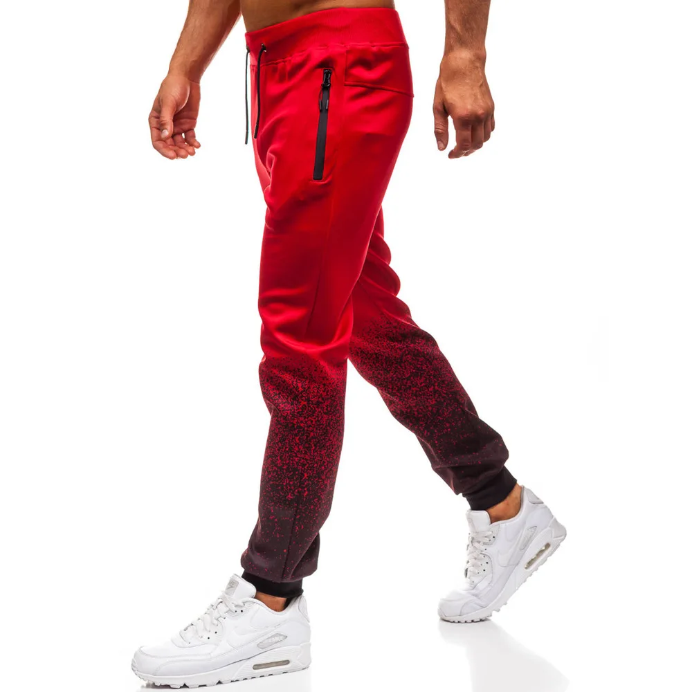 Дизайнерские новые 3D градиентные штаны для пробежек, мужские спортивные брюки, спортивные штаны для отдыха, спортивные штаны для пробежек