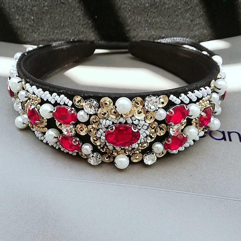 Женская свадебная повязка на голову в стиле барокко | Украшения и аксессуары