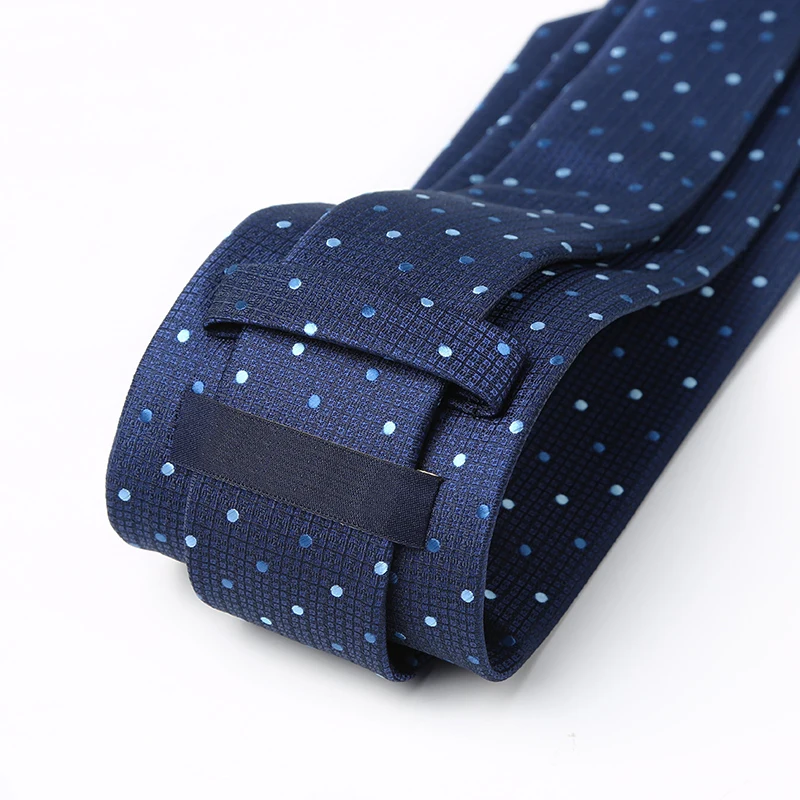 Новые мужские дизайнерские Галстуки 8 см модные темно-синие английские деловые