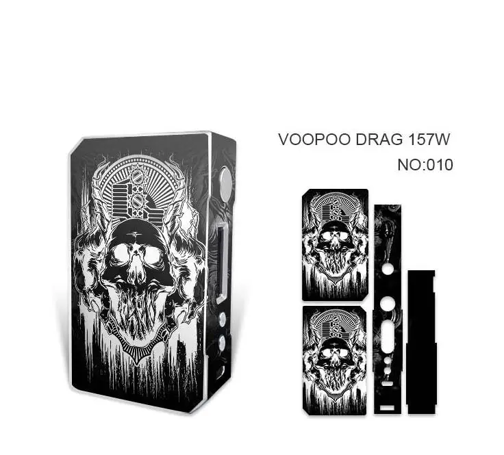 5 шт. Аутентичные VapeSoon протектор кожи DRAG 157 стикер для Drag коробка мод на складе