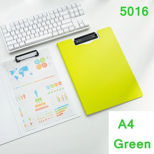 Deli 5011 5016 A4 папка для файлов, блокнот, ПП пенопластовая доска 325x245x11 мм A4 forlder доска для файлов - Цвет: Белый