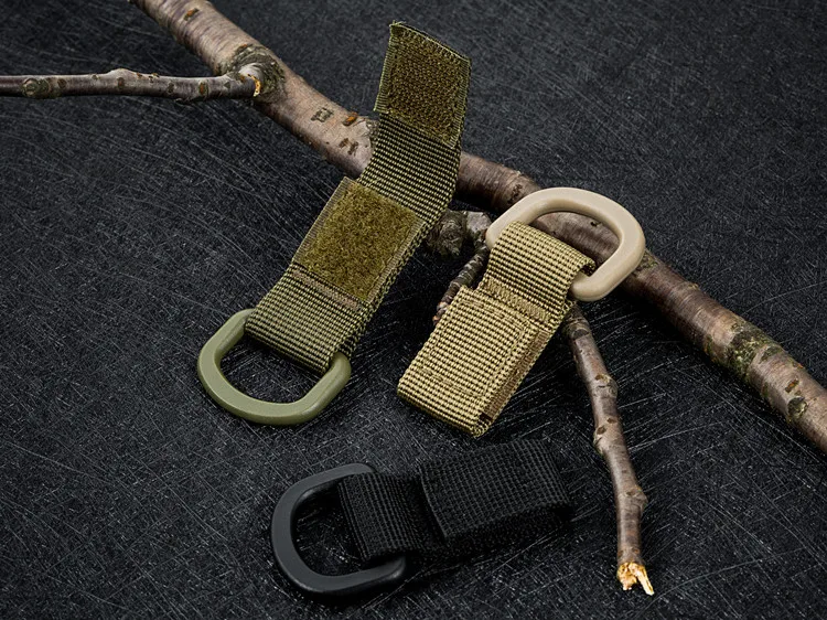 Bushcraft наружная тактическая нейлоновая тесьма висячая Пряжка крюк MOLLE система подвеска на рюкзак аксессуары для кемпинга EDC оборудование