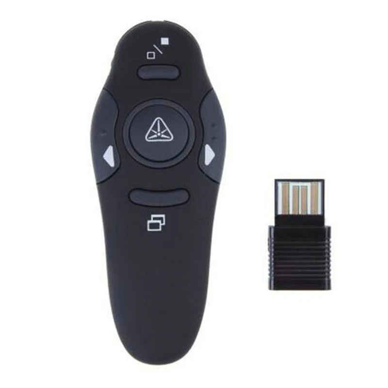 Dehyato 2 4 Ghz беспроводной ведущий с красными лазерными указателями ручка USB RF пульт