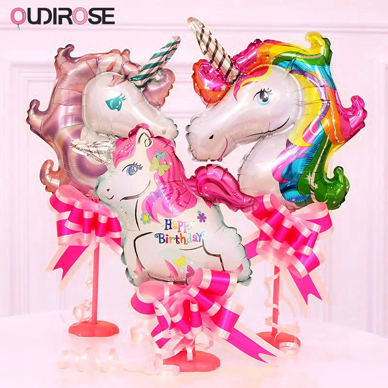 Единорог динозавр товары для вечеринок латексный шар шагающие шары торт Топпер