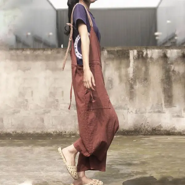 Лидер продаж Модный женский свободный костюм комбинезон для девочек широкие