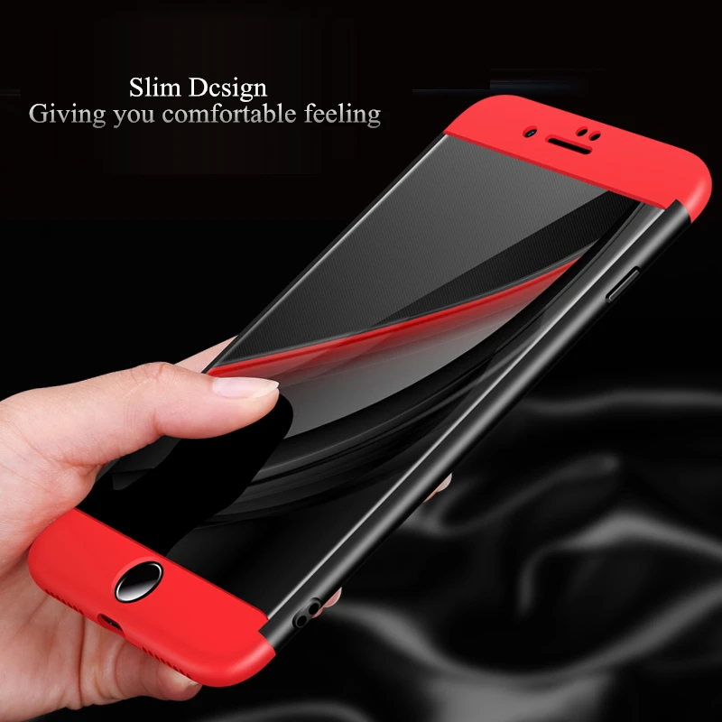 2017 ECTOBE роскошный Ультратонкий чехол для iphone 7 360 полное покрытие Жесткий ПК plus с