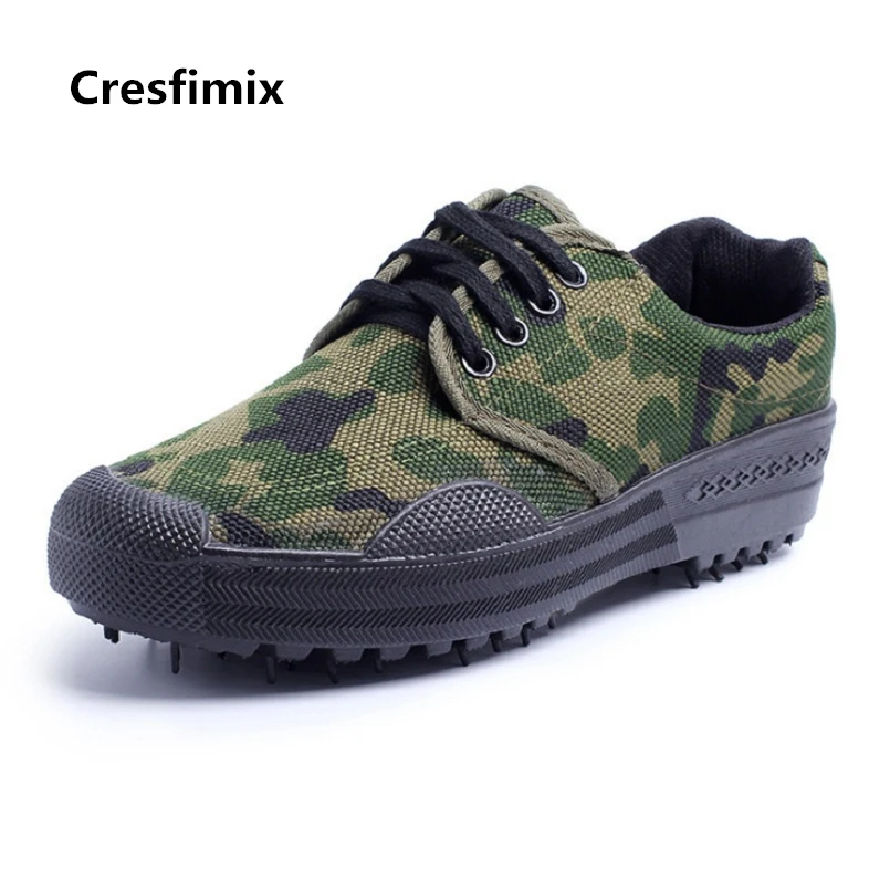 Cresfimix Мужская модная удобная парусиновая обувь на шнуровке мужская прочная