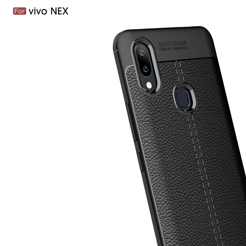 ДЛЯ VIVO NEX standard 6 59 &quotчехол для телефона Защитный смартфон мягкий Litchi striae