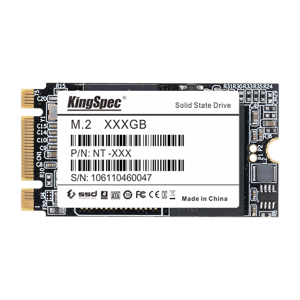 Твердотельный накопитель kingspec 42*22 мм slim NGF M.2 SATA ssd 256 ГБ для Thinkpad E531 E431 X240 S3 S5 T440S T440