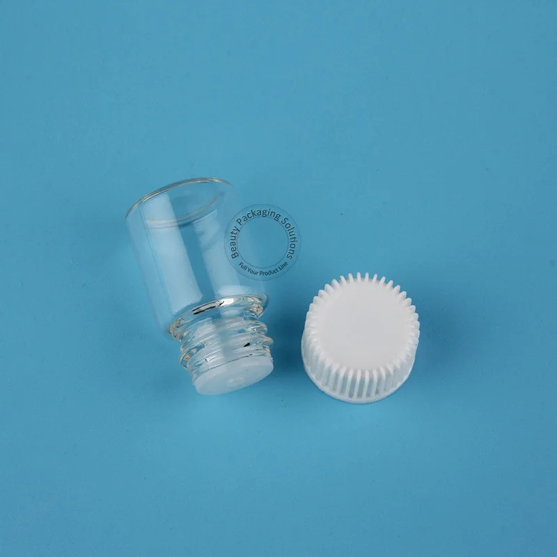 50pcs/Lot Promotion 2ml Glass Bottle Essential Oil Perfume Container Small Sample Use Vial with Screw Cap Refillable Packaging | Красота и