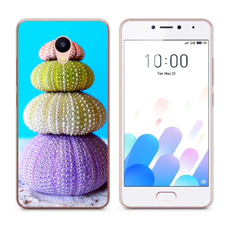 Soft TPU Case for meizu m5c case Cute painted Cell phone M5C Fundas Cover Back picture CASE Meizu FOR mEIZU A5 cover |