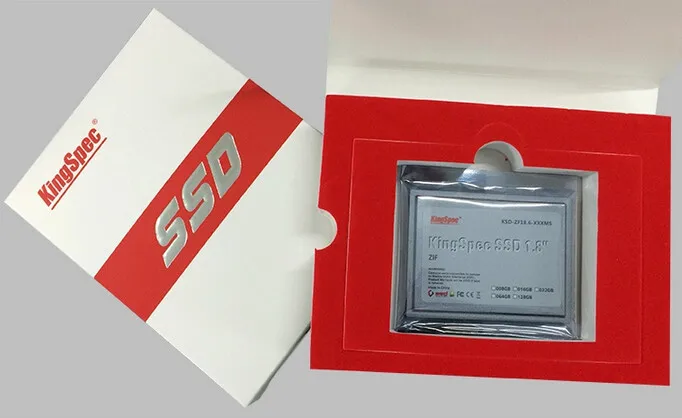 Жесткий диск KingSpec 1 8 &quotZIF Speed Card IDE SSD накопитель ГБ 16 32 64 Гб 128 44-Pin для ноутбука Apple