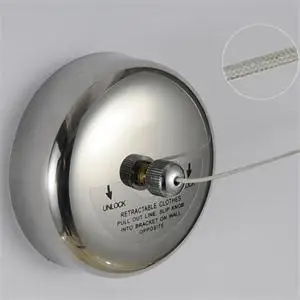 Нержавеющая сталь настенный бельевой Регулируемый Прачечная вешалки стойки